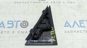 Triangle door corner rear left Hyundai Sonata 11-15 black gloss, minor scratches
