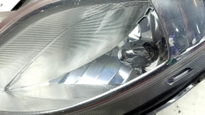 Left fog light, Hyundai Sonata 11-15 hybrid, scratch, sand
