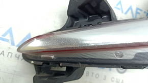 Left fog light, Hyundai Sonata 11-15 hybrid, scratch, sand