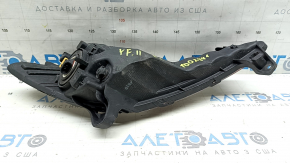 Left fog light, Hyundai Sonata 11-15 hybrid, scratch, sand