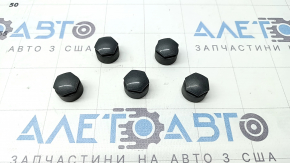 Wheel bolt cap plug 5 pcs. Audi Q8 19-26 gray