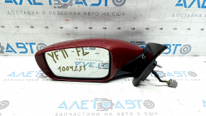 Left side mirror assembly Hyundai Sonata 11-15 7 pins, turn signal, heated, red RER, peeling paint