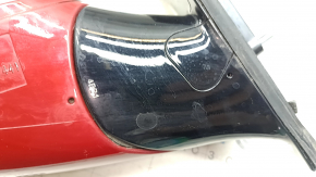 Left side mirror assembly Hyundai Sonata 11-15 7 pins, turn signal, heated, red RER, peeling paint