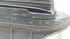 Radiator deflector blinds for Hyundai Sonata 11-15 hybrid, with motor, cracks