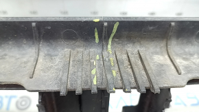 Radiator deflector blinds frame bare Hyundai Sonata 11-15 cracks, missing fragment