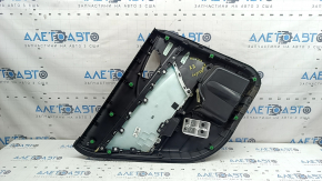 Door trim, rear right card, Honda Insight 19-22, black, gray leather insert, leather armrest, dry-cleanable, scratches