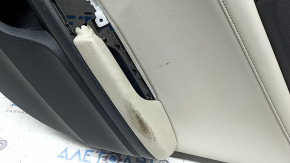 Door trim, rear right card, Honda Insight 19-22, black, gray leather insert, leather armrest, dry-cleanable, scratches