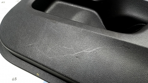 Door trim, rear right card, Honda Insight 19-22, black, gray leather insert, leather armrest, dry-cleanable, scratches