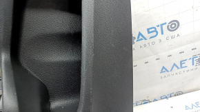 Door trim, rear left, Honda Insight 19-22, black, gray leather insert, leather armrest, dry-cleanable, scratches