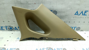 Right rear pillar trim Hyundai Sonata 11-14 beige, tears, scratches