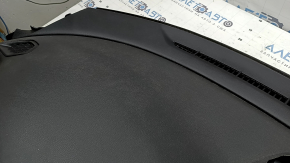 Front dashboard panel without AIRBAG Honda Insight 19-21 black, in glue, for dry cleaning