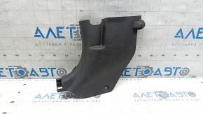 Lower left front pillar trim Hyundai Sonata 11-15 brown, scratches