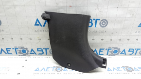 Front lower right pillar trim Hyundai Sonata 11-15 brown, tears, scratches