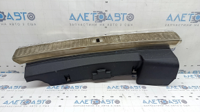 Audi Q8 19-26 trunk opening trim, black with chrome insert, scratches, sooty