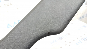 Inner right door sill trim for Audi Q8 19-26, black, scratches, sooty