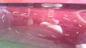 Bare front left door Hyundai Sonata 11-15 hybrid red RER, scratches