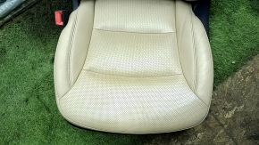 Driver's seat for Hyundai Sonata 11-15 with airbag, electric, heated, beige leather with perforation, cracked leather