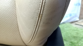 Driver's seat for Hyundai Sonata 11-15 with airbag, electric, heated, beige leather with perforation, cracked leather