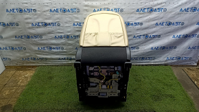 Driver's seat for Hyundai Sonata 11-15 with airbag, electric, heated, beige leather with perforation, cracked leather