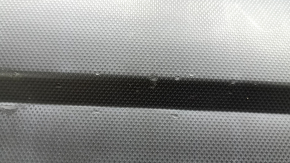The rear bumper is bare, Subaru Forester 19-24 SK, red, pressed, cracks, scratches, broken fasteners