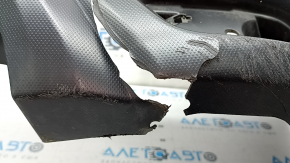 The rear bumper is bare, Subaru Forester 19-24 SK, red, pressed, cracks, scratches, broken fasteners