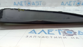 Rear left window, blind glass, Audi Q8 21-26, tinted with chrome molding, bent chrome, dented