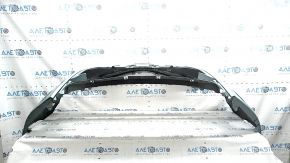 Front bumper bare Toyota Prius V 15-17 rest, green, scratches, in glue, cracked, chips