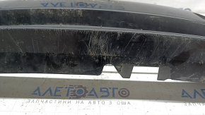 Lower grille of the front bumper of Toyota Prius V 15-17 under fog lights, scratches, pressed, non-factory holes, cracked