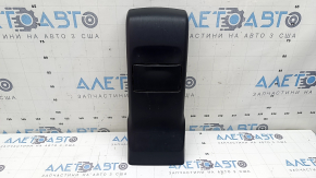 Rear center console trim for Toyota Prius V 15-17, black, with cup holders, scratches