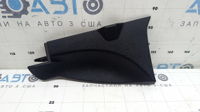 Front left center console trim Toyota Prius V 15-17 black, scratches