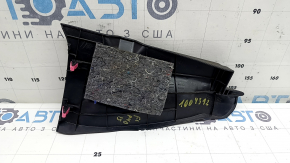 Front left center console trim Toyota Prius V 15-17 black, scratches