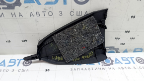 Front right center console trim Toyota Prius V 15-17 black, scratches