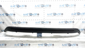 Rear bumper lip Toyota Prius V 15-17 rest, black, scratches