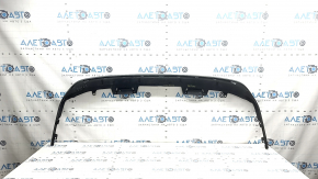 Rear bumper lip Toyota Prius V 15-17 rest, black, scratches