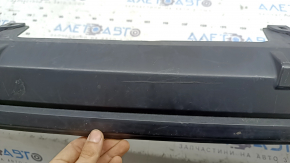 Rear bumper lip Toyota Prius V 15-17 rest, black, scratches
