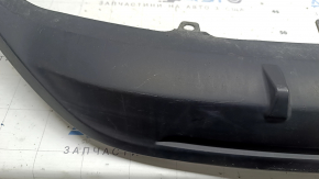Rear bumper lip Toyota Prius V 15-17 rest, black, scratches