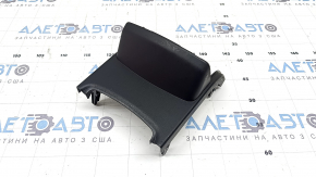 Front center console trim for Toyota Prius V 15-17, black, without cup holder, scratches