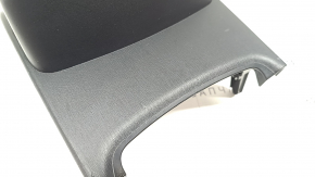 Front center console trim for Toyota Prius V 15-17, black, without cup holder, scratches