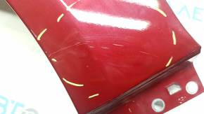Front left wing Hyundai Sonata 11-15 red RER, scratches