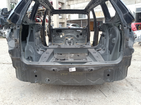 Rear panel BMW X3 F25 11-17 2 parts, on the body, black