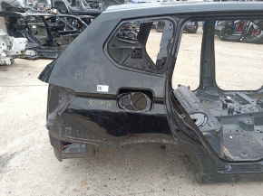 Quarter wing rear right BMW X3 F25 11-17 on the body, black