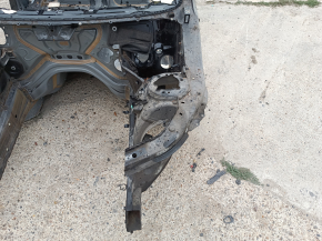 Front left quarter panel BMW X3 F25 11-17 with eyelash, on the body, black
