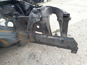 Front left quarter panel BMW X3 F25 11-17 with eyelash, on the body, black