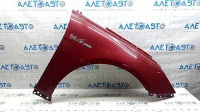 Front right wing Hyundai Sonata 11-15 red RER, bump, scratches