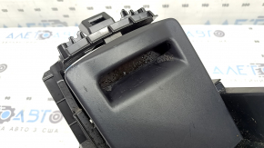 Lower cup holder assembly Toyota Prius V 12-17 black, scratches