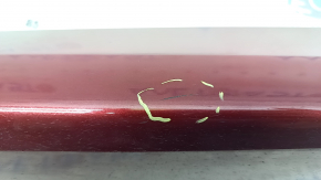 Left threshold Hyundai Sonata 11-15 hybrid red RER, with mudguard, tears, dented, scratches, cracked fastening