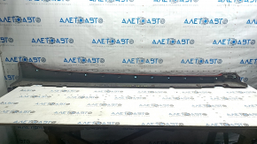 Left threshold Hyundai Sonata 11-15 hybrid red RER, with mudguard, tears, dented, scratches, cracked fastening