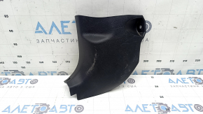 Lower left front pillar trim Toyota Prius V 15-17 black, scratches