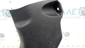 Lower left front pillar trim Toyota Prius V 15-17 black, scratches