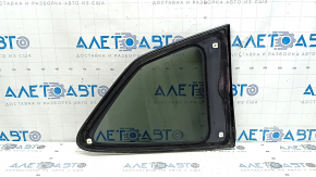 Rear left fixed glass window for Subaru Forester 19-24 SK with chrome molding